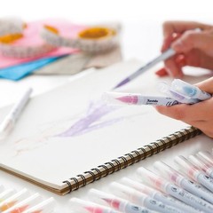 Kuretake ZIG Clean Color Real Brush Pen 120 Colors Full Set RB-6000AT/120V