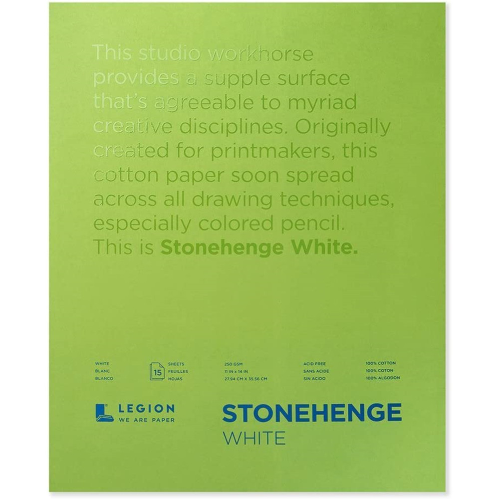 Stonehenge Pads 11×14 White