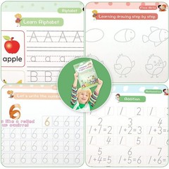 Magical Handwriting Workbooks Handwriting Practice Copybook Aid Magic Pen Reu…