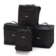 Pencil Bag Art Marker Pen Storage Bag Canvas Folding Square Pen Stationery Bag