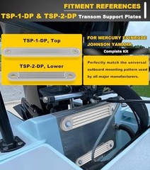 TSP-1 & TSP-2DP Transom Support Plate Kit for Top Bolt Holes Standard and