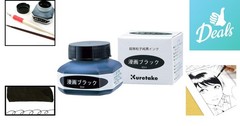 Versatile 60ml Black Metallic Ink for Calligraphy, Drawing & Creative Projects