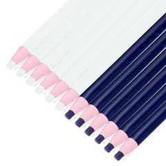 12PCS Peel-Off Grease Pencils, Color China Markers, Blue & White