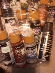 Assorted DecoArt FolkArt Acrylic Paint Lot Train Sets D&D Warhammer