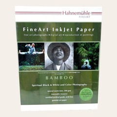 Hahnemuhle Bamboo 290 FineArt Inkjet Paper Natural Warm White 8.5 x 11 Archival