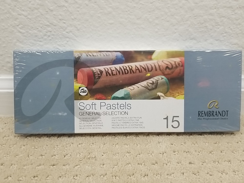Rembrandt 15 Soft Pastels General Selection Brand New Sealed #31823017