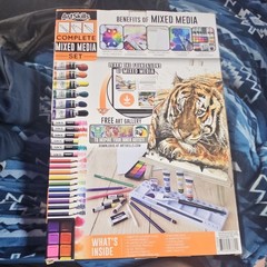 ArtSkills Complete Mixed Media Set 75-Piece Artist Set, Multicolor