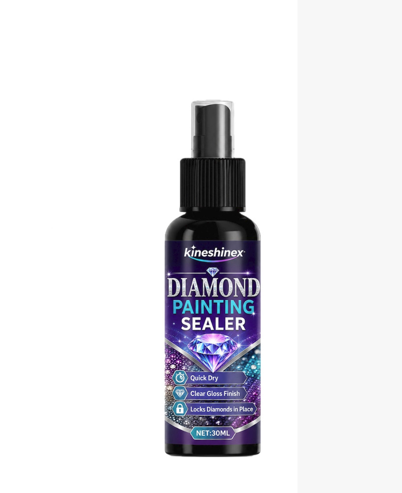 Diamond Painting Sealer Spray, Quick Dry Gloss Finish Sealant for Diamond Art