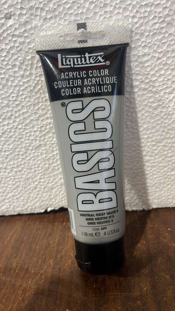 Liquitex Basics Acrylics Paint Neutral Gray 5