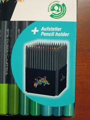 Black Edition Colored Pencils 50 Count Black Wood and Super Soft Core Lead