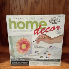 Paint Your Own Home Decor Painting 10″X10″ Canvas, Paint, Brush & Instructions