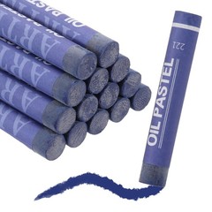 Soft Oil Pastels, Oil Pastel Crayons Blendable(Deep Blue, Pack of 36)