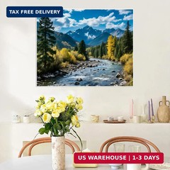 Paint by Numbers Kit for Adults Beginner, Landscape Easy Adult Paint by Number