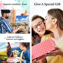 4 Pack National Park Paint Kit 4 Pack Scenic Wilderness Views Full Drill Art
