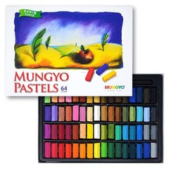 Soft Pastel Set – 64 Vibrant Colors for Artists | Smooth & Blendable | Square…