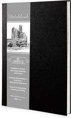 Hardcover Sketch Book 9″ x 12″, Sketchbook Drawing Pads, 160GSM Thick Smooth Ske