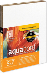 Aquabord | 5″ x 7″ | 1/8″ Flat Profile | Watercolor Painting Panel | Highly Abso