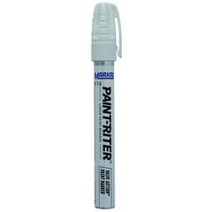 White Valve Action Paint Marker Pack of 12 Weather Resistant Permanent Marks