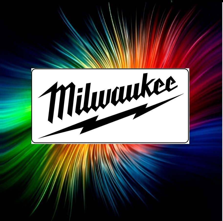 Milwaukee tools LOGO AIRBRUSH, PAINTING, Art, TEMPLATE, STENCIL