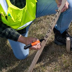 Klein Tools 861023 Skribes Permanent Markers, 1 Count (Pack of 1), Black
