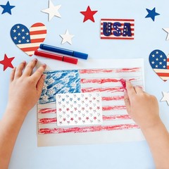 8 Pack 50 Star Stencils for American Flag Templates Wood Painting Crafs Fabric