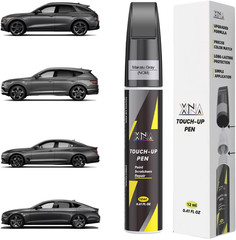 XNA Makalu Gray(NCM) for Genesis Touch Up Paint, Car Scratch Remover for Nicks a