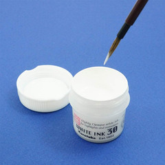 Kuretake ZIG Cartoonist White Ink 30Ml, for Dip Pen, Brush, Drawing, Calligraphy
