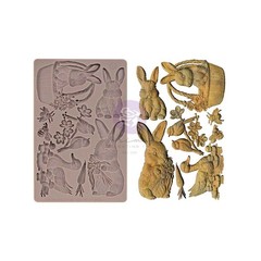 Garden Friends | 5″ x 8″ Silicone Craft Décor Mould | Prima Marketing