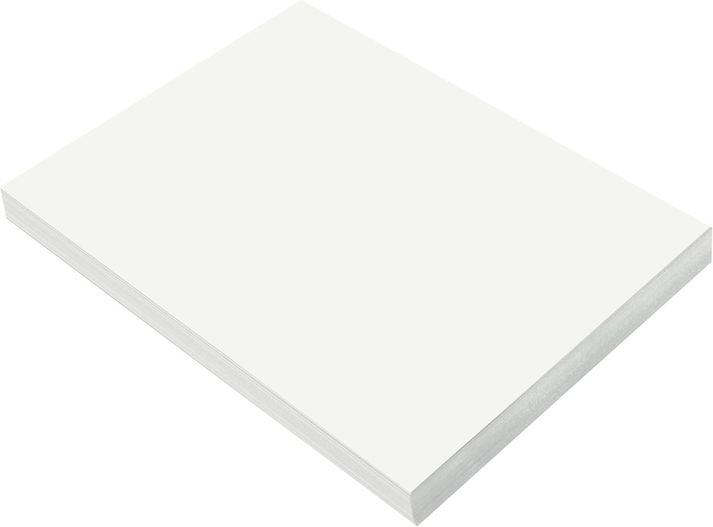 (Formerly ) Construction Paper, White, 9″ X 12″, 100 Sheets