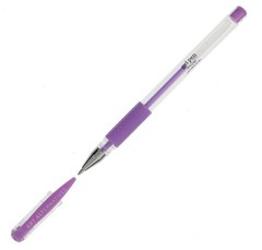 Gel Pen, Pastel Blue Violet – Ballpoint – Non-Smear + Quick Dry