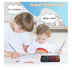Watercolor Paint,watercolor paint set,48 Colors Washable Watercolor Paint Set…
