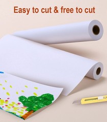 Easel Paper Roll, 2PCS, 43CM x 15M Drawing Paper, 17-Inch by 49-Feet Art Pape…