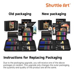 Shuttle Art 116 PCS Drawing Kit, Professional Drawing Supplies with Sketch, C…