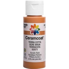 Ceramcoat Acrylic Paint in Assorted Colors 2 oz, 2071, Terra Cotta