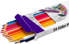 Pentel Arts Colored Pencils, Assorted Colors, Set of 24