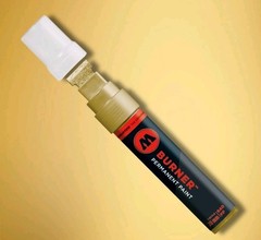 Molotow 640PP BURNER Gold 15mm Paint Marker Alcohol Based Broad Chisel Tip