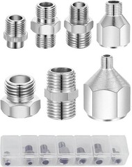 7 Pcs of Airbrush Adaptor Set Airbrush Fitting Airbrush Connector Kit Airbrus…