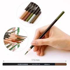 12 PCS 6 Colors Pastel Chalk Colored Charcoal Pencil Sketching Drawing Art