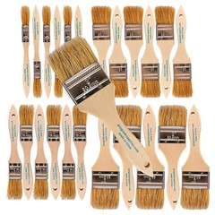 Chip Paint Brushes – 24-Pack Chip Brushes in Assorted Sizes for Paints, Stains