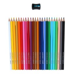 Doms Soft Core Colour Pencil 24 Shades Set Pack of 1 for Kids Drawing Art School