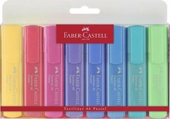 Faber Castell Pastel Highlighter Textliner Marker Pen in Assorted Colors -8 Pack