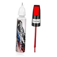 Touch Up Paint for Cars, Pure Red Car Paint Scratch Repair, Universal Pure Red