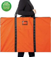 Large Art Portfolio Bag 24 X 36 Inch Poster Storage Carrying Case Orange