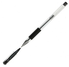 Gel Pen, Black – Ballpoint – Non-Smear + Quick Dry – Writing, Drawing, Coloring