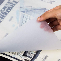 300 Sheets A4 Tracing Paper, White Translucent Sketching Paper for Pencil Ink Ma