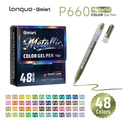 Languo 3D Three-Dimensional 48-Color Metallic Painting Pen with 1.0Mm Stainless