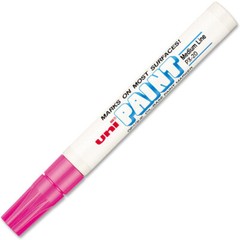 uni-ball UBC63611 Uni-Paint PX-20 Oil-Based Medium Point Marker (Pink) 6 Markers