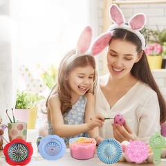 7 PCS Split Cup Flower Pour Silicone Paint Strainer Set Mixing Acrylic