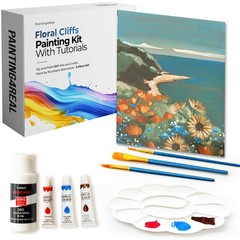 DIY Art Painting Kit for Adults with Video Tutorials – Learn to Paint Floral …