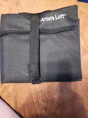 Artist’s Loft LG Zipper Portfolio Canvas Bag Case 19”x25” Black New